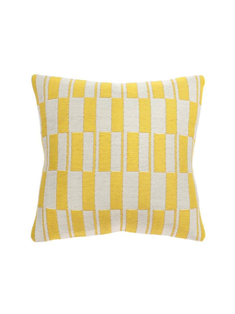 Pino Cushion Cover - Geel / Wit