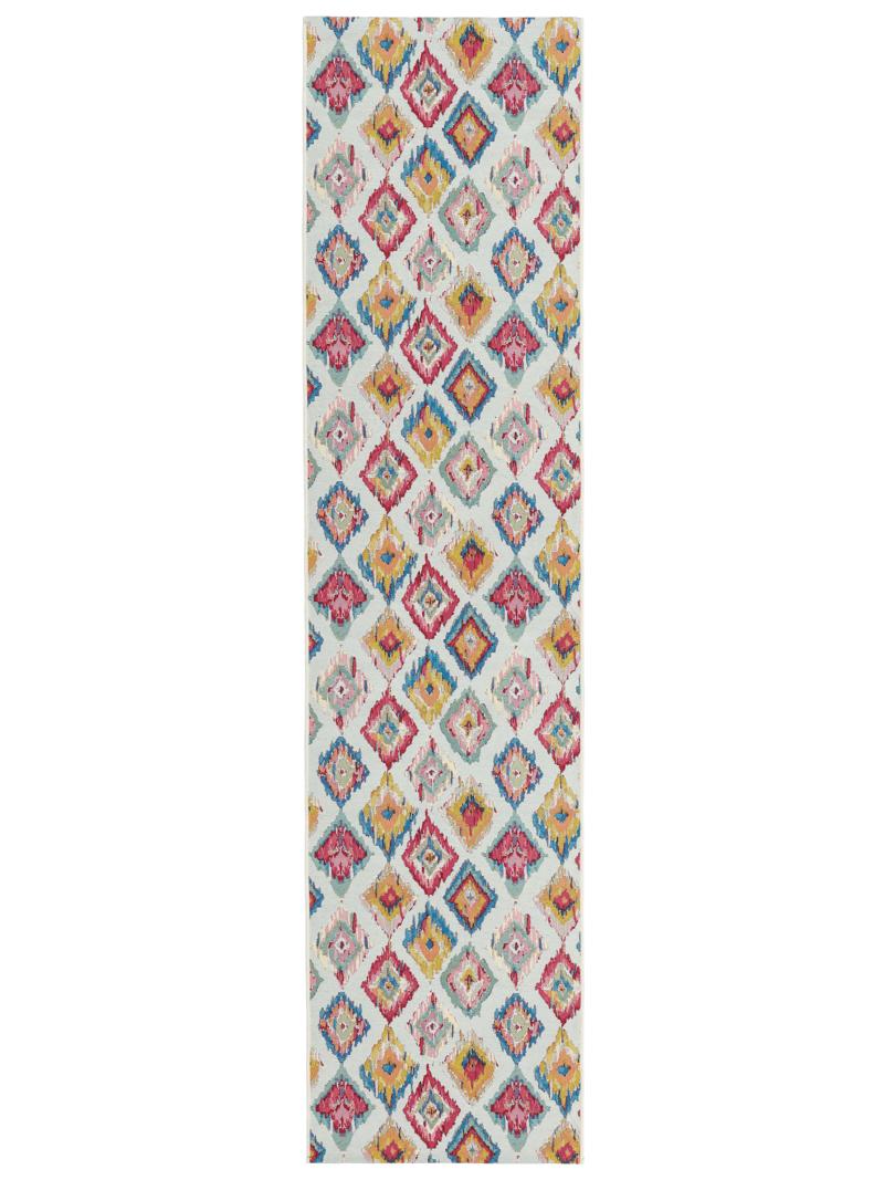 Kirra Ikat - Lichtblauw / Multicolor