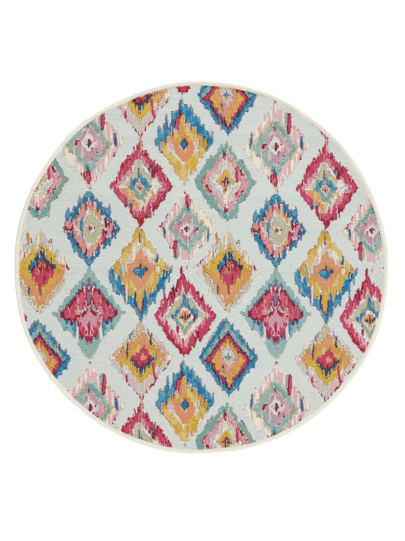 Kirra Ikat - Lichtblauw / Multicolor