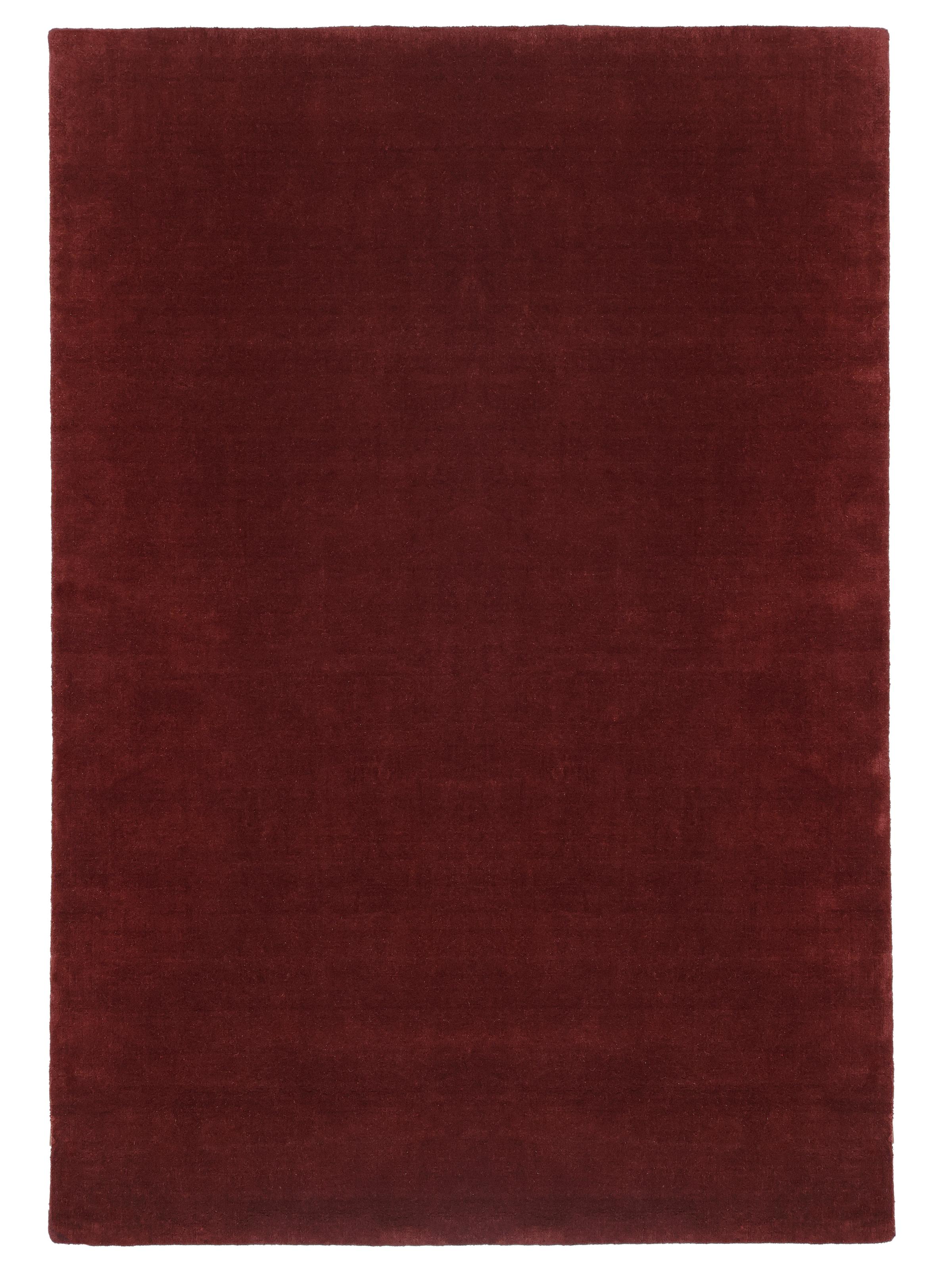 Rugvista premium - Handloom Velvet - Dark Red 160 x 230 cm Wool Rug ...