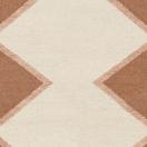 Blanc naturel / Rouge rouille