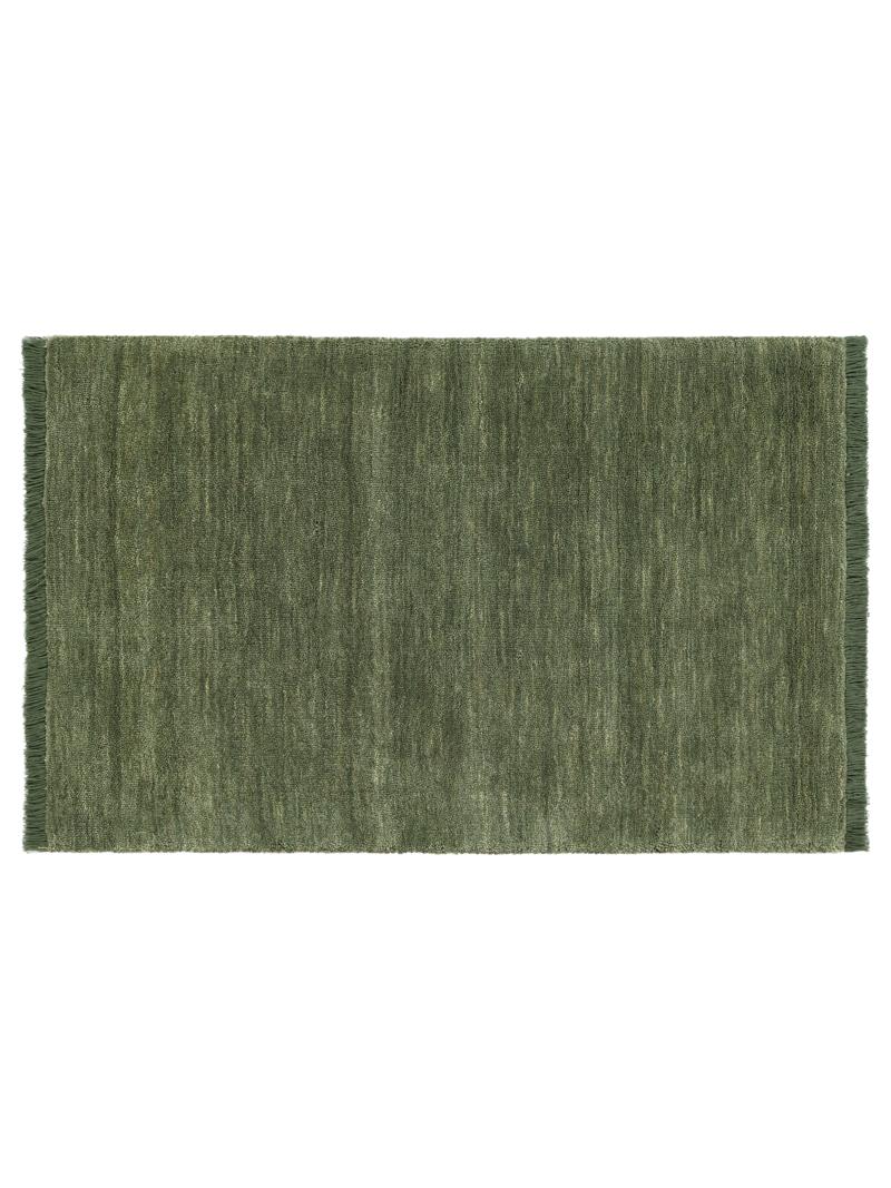 Handloom fringes - Bosgroen