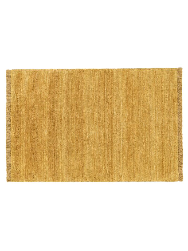 Handloom fringes - Mosterd Geel