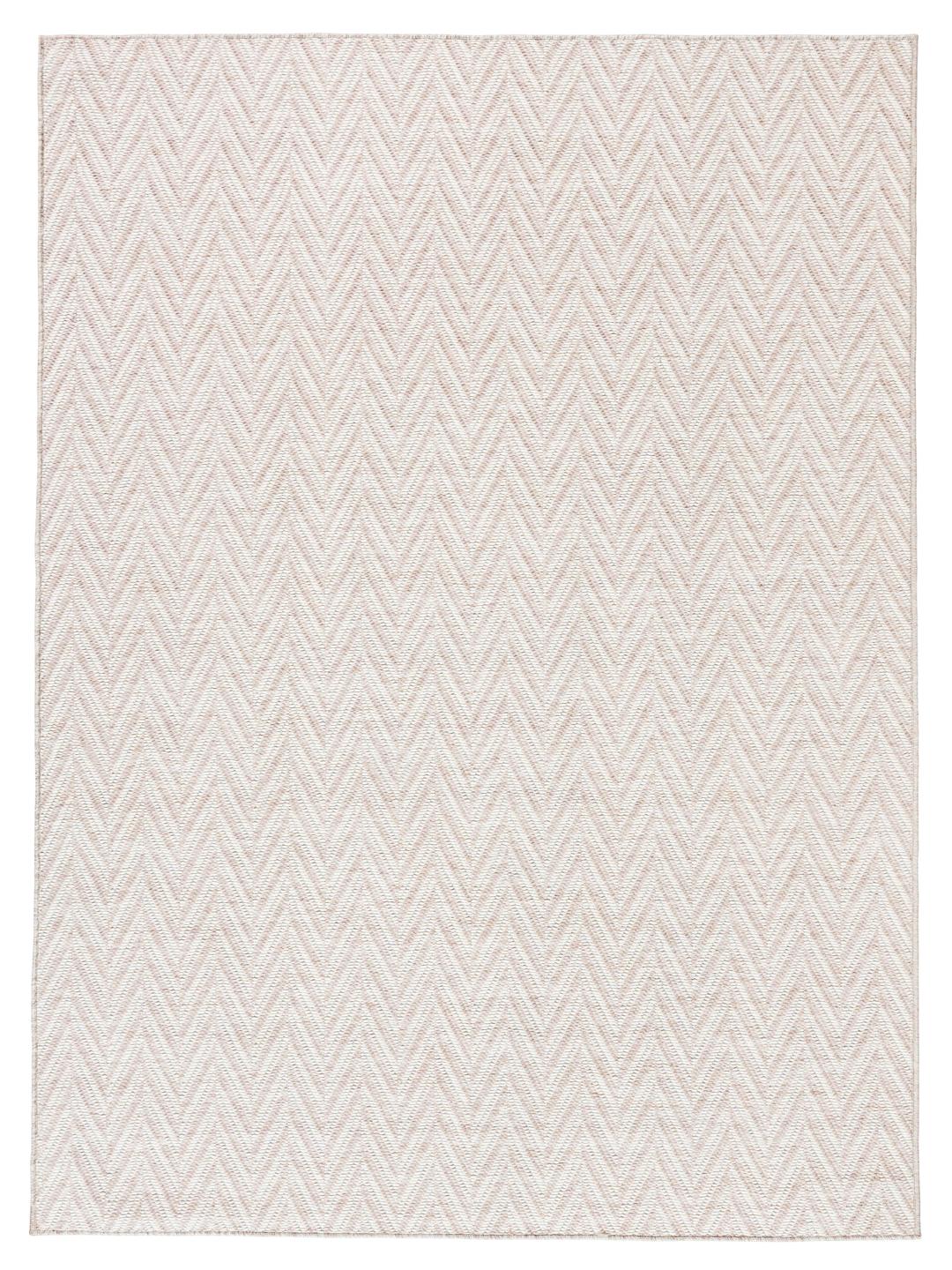 Amalfi - Light beige / White - 200 x 300 cm