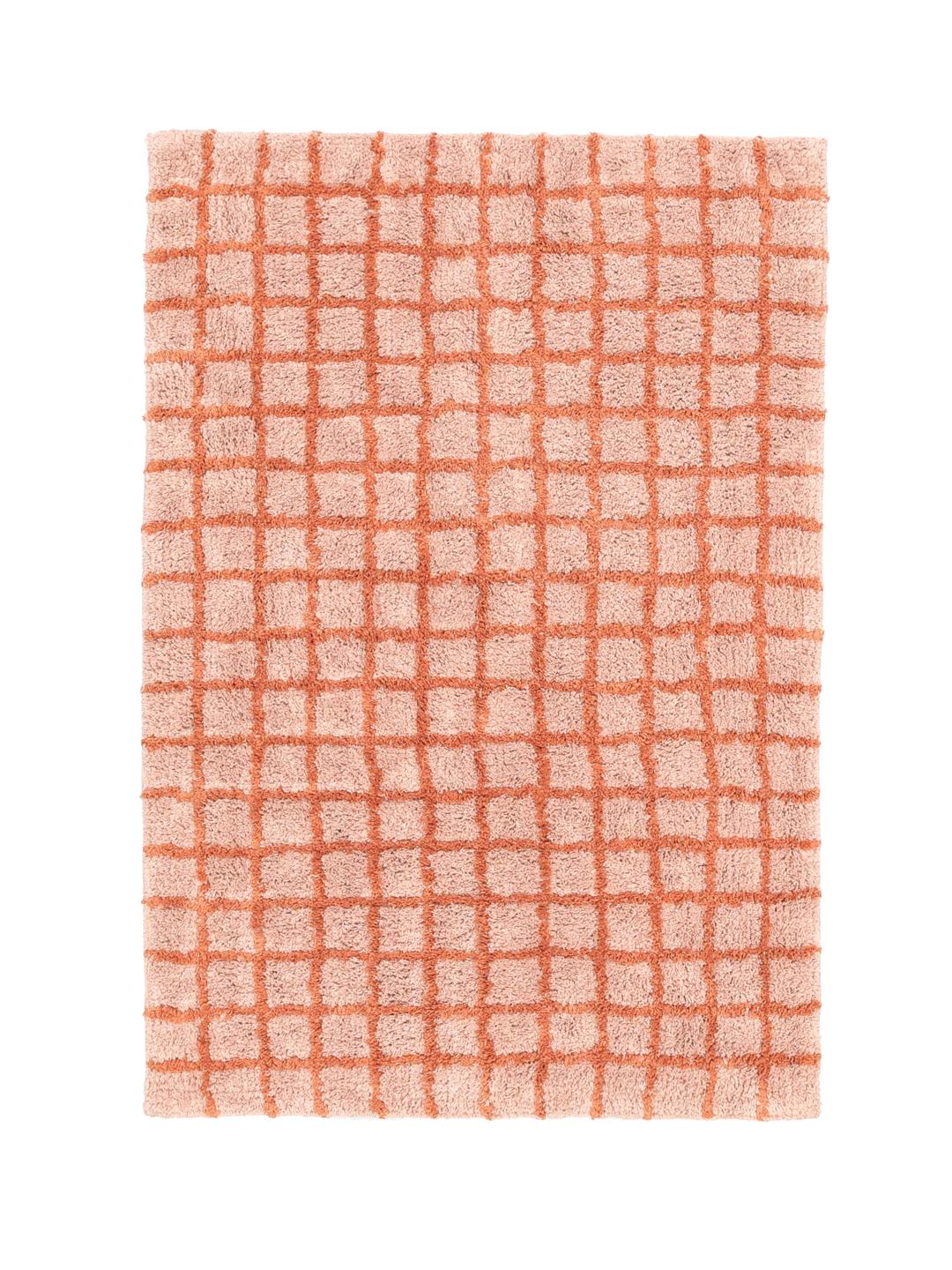 Tapis de bain rose
