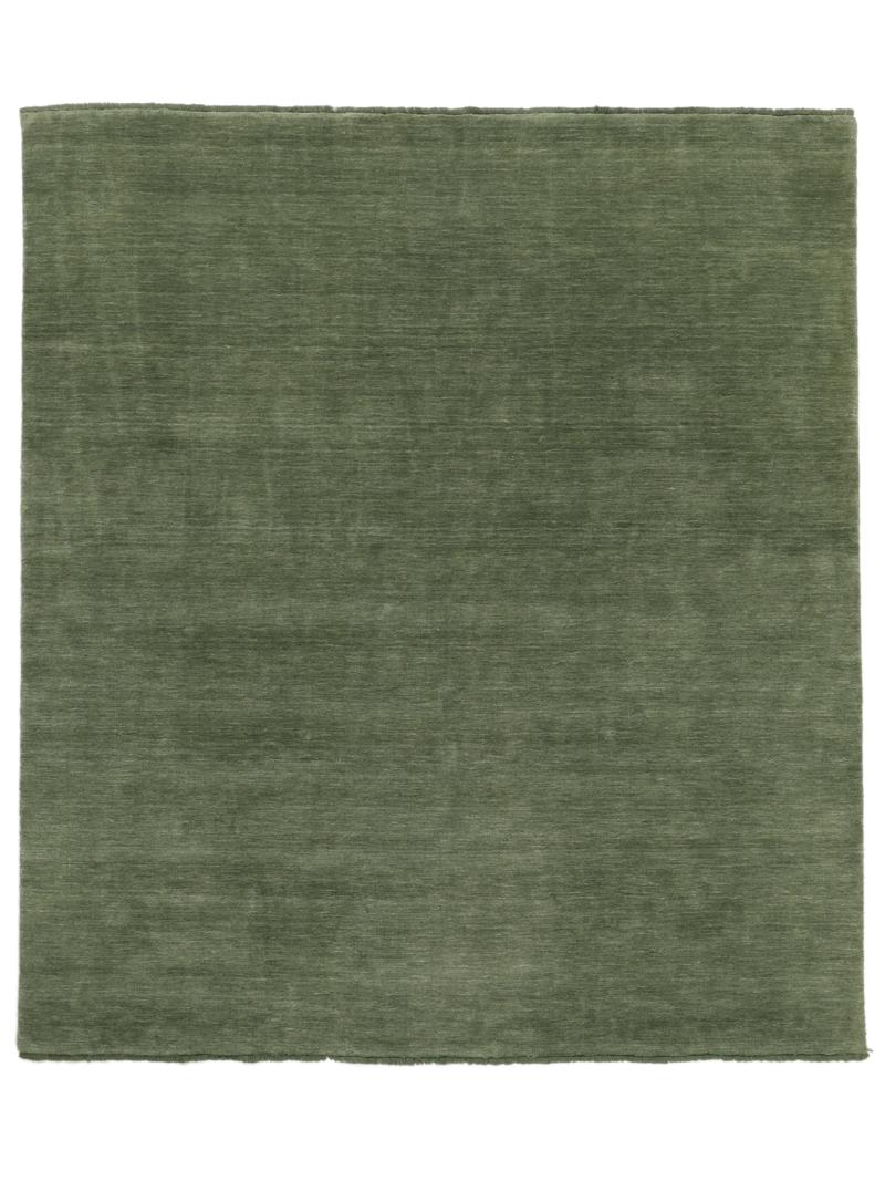 Handloom fringes - Bosgroen