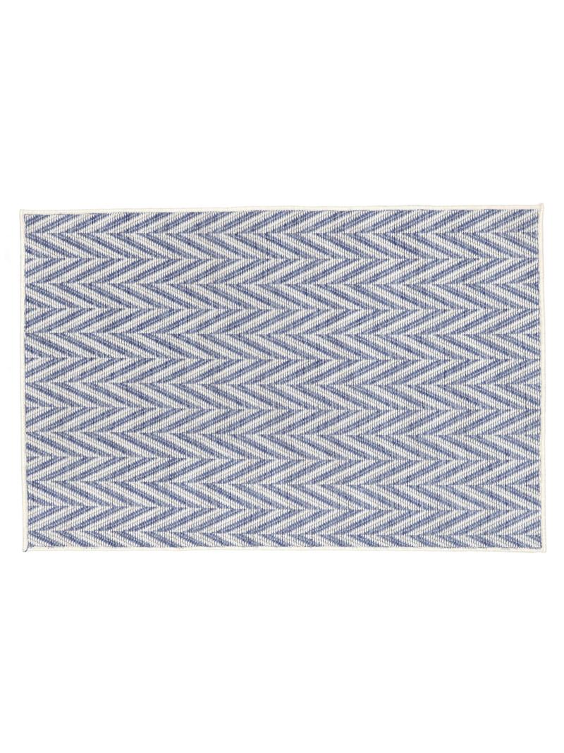 Amalfi Doormat - Blauw / Wit