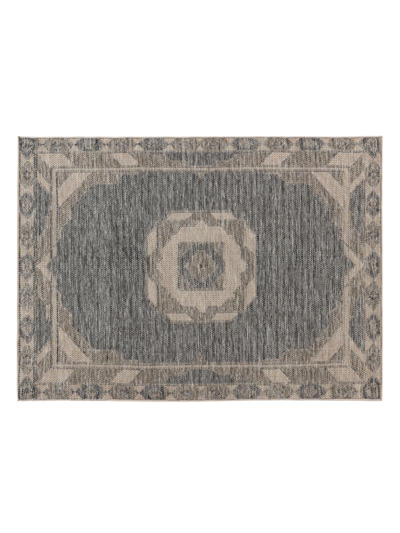 Safi Doormat - Donkergrijs / Beige