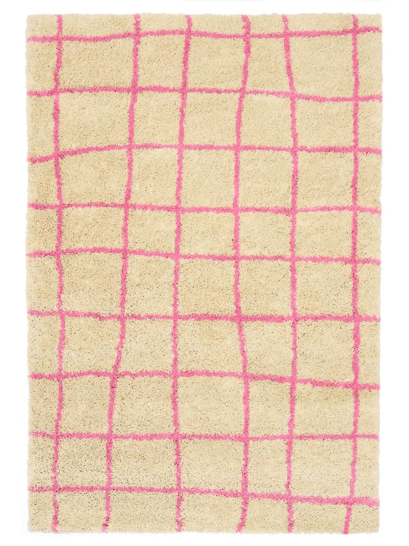 Grid - Beige / Roze