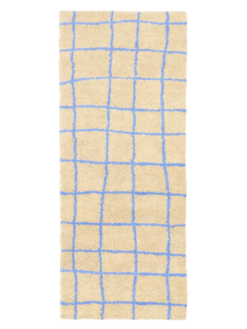 Grid - Beige / Blue
