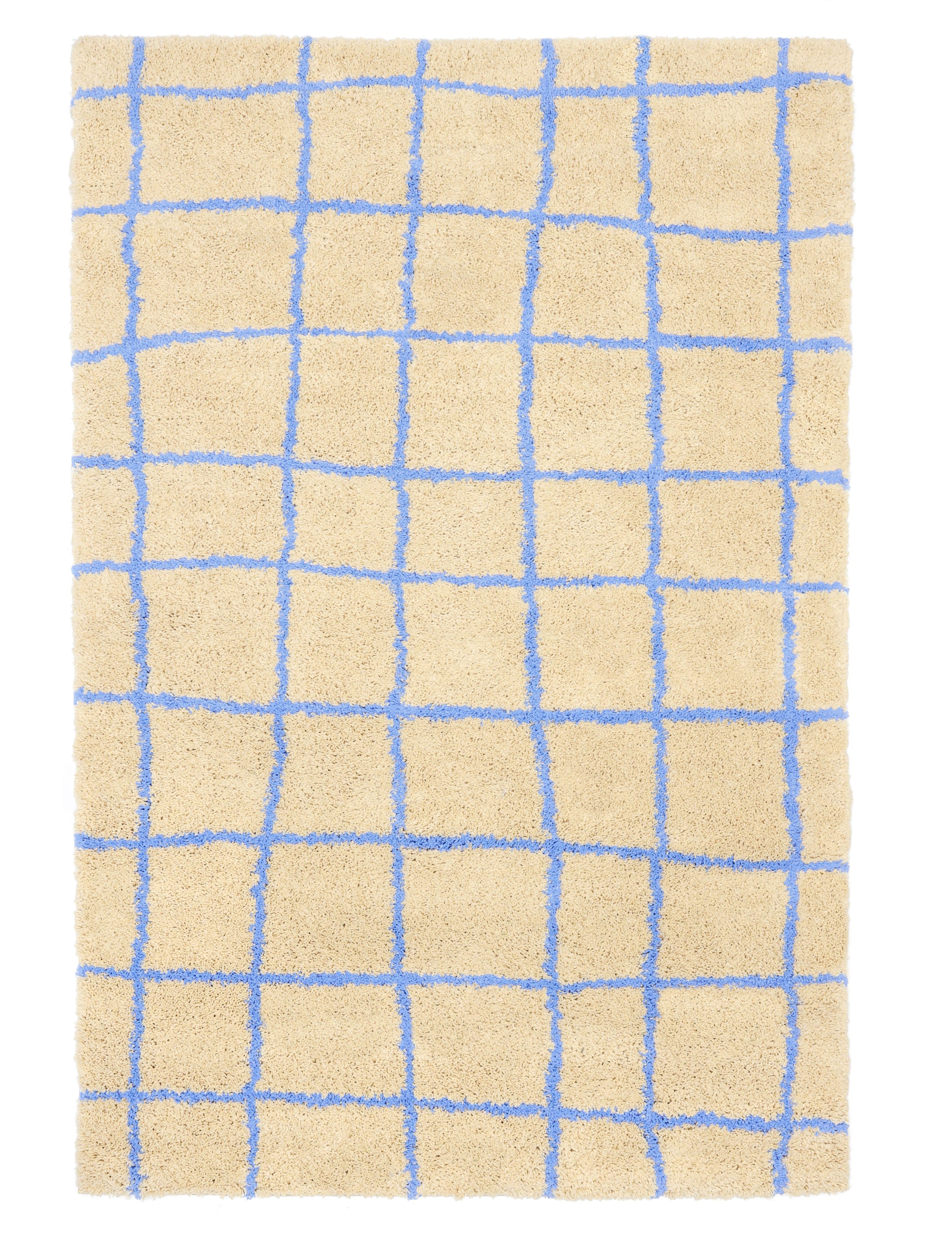 Beige / Blå