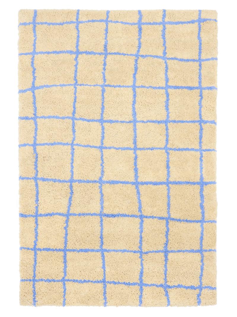 Grid - Beige / Blå