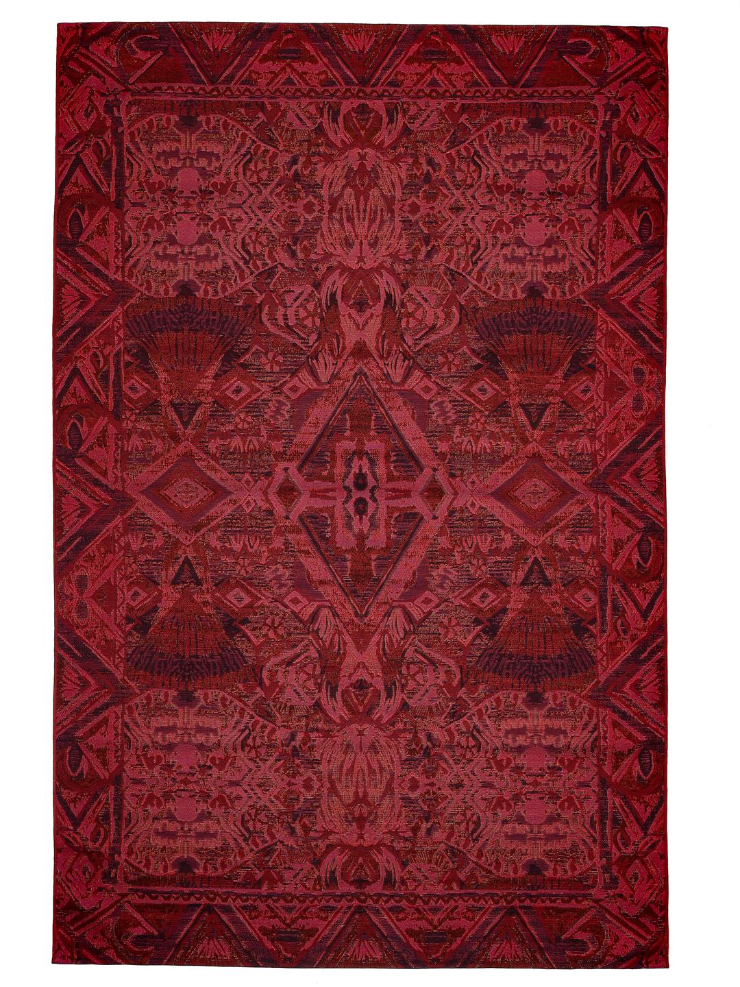 PureCozy Vloerkleed voor de woonkamer, 200 x 300 cm, wasbaar, bloemenpatroon, laagpolig, antislip, zacht, bohostijl, vintage, groot voor slaapkamer, keuken, eetkamer, slaapkamer, woonkamer