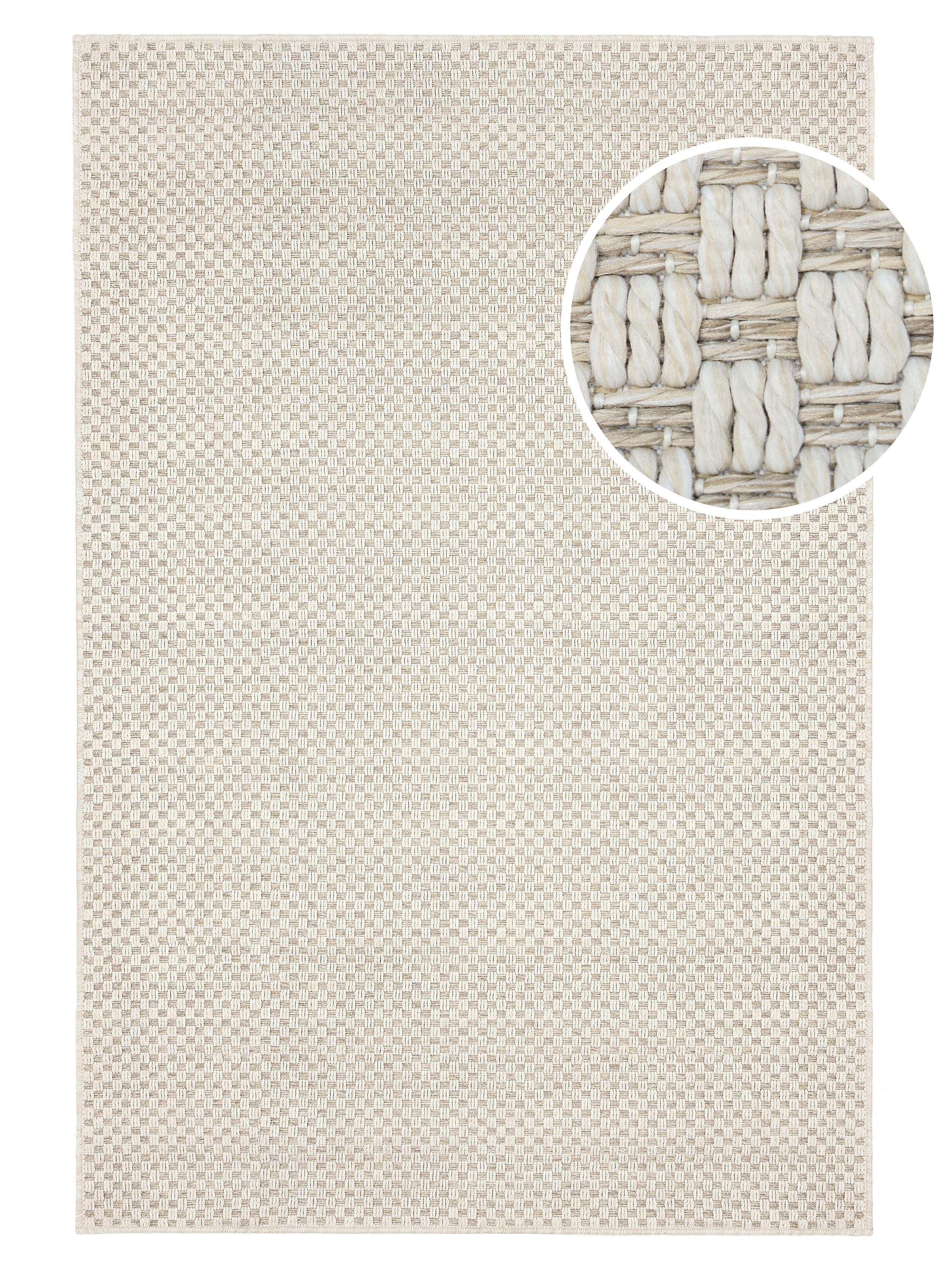 Beige / White