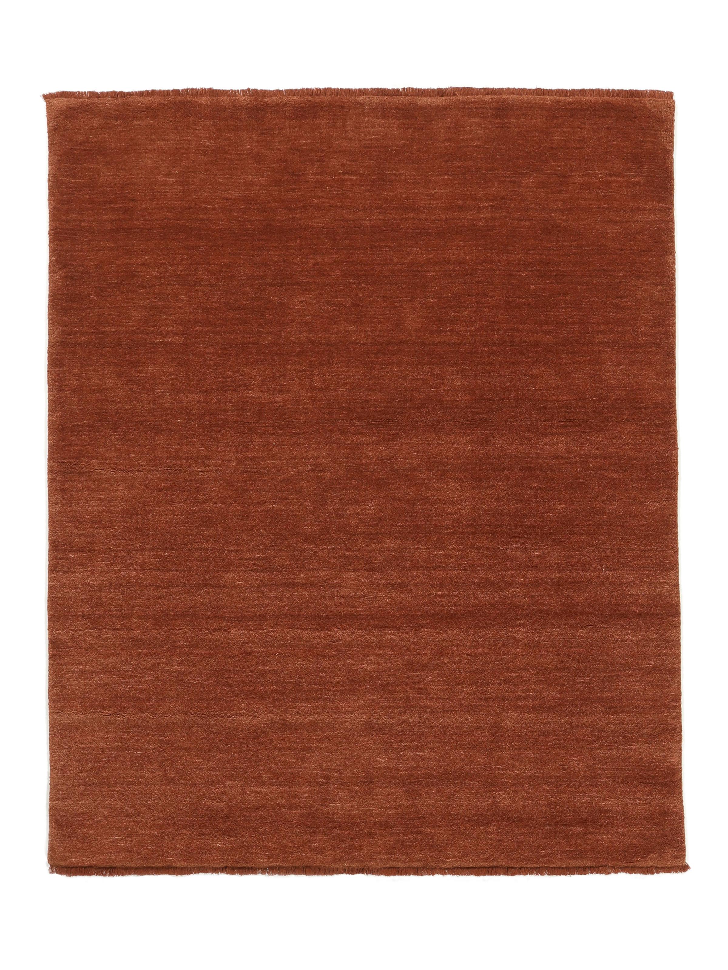 Rugvista premium - Handloom fringes - Rosso Ruggine 250 x 300 cm ...