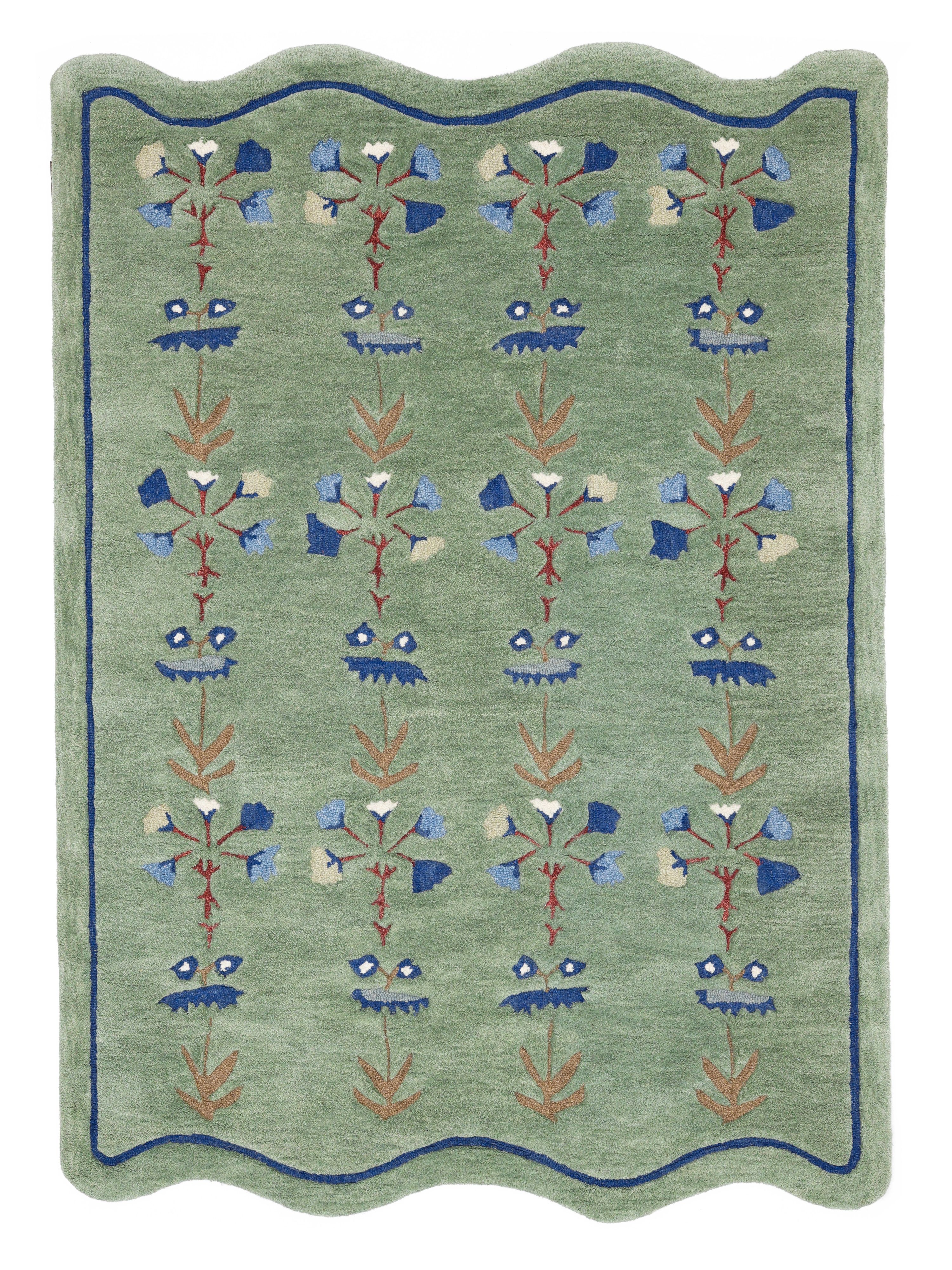 Vert menthe/Bleu