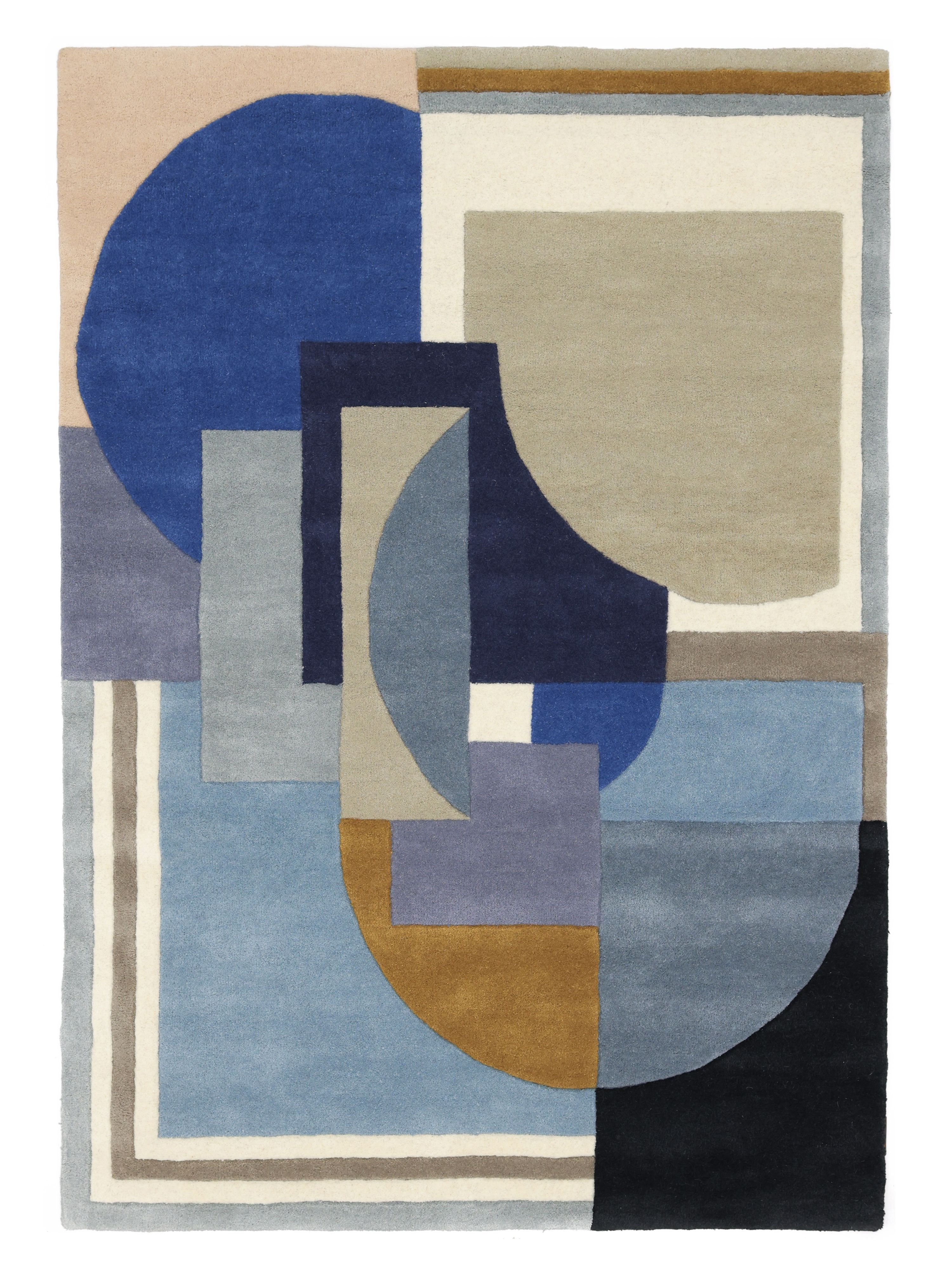 Rugvista premium - Arty - Blue 160 x 230 cm Wool Rug - Rugvista