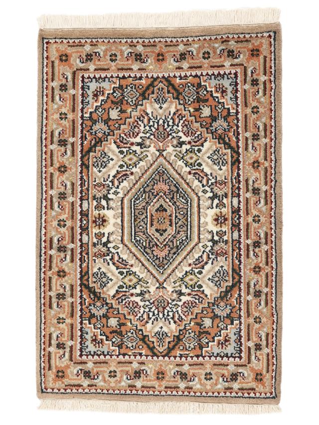 Tapis Persan Bidjar Haut Qualité – 135x105 Cm, 100% Laine, Rouge, Neuf