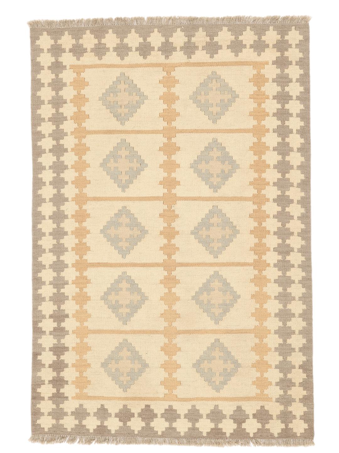 Chiaro Nomad Kilim - Beige / Arancione - 106 x 155 cm