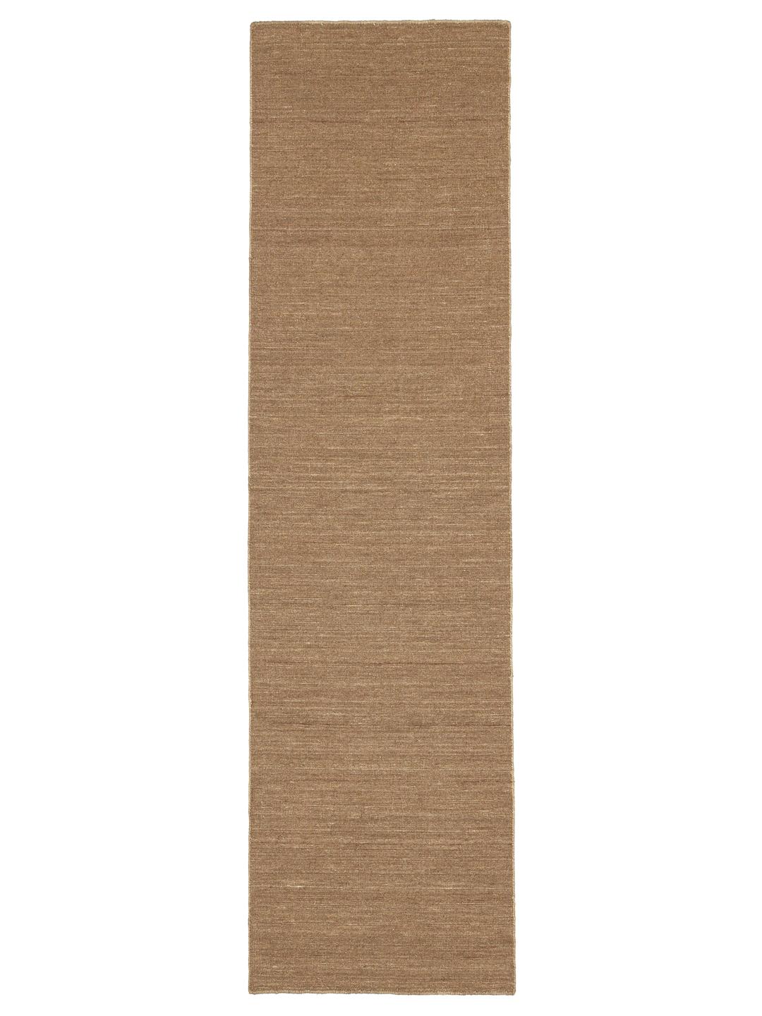 Handloom Flat brun løber - Rugvista