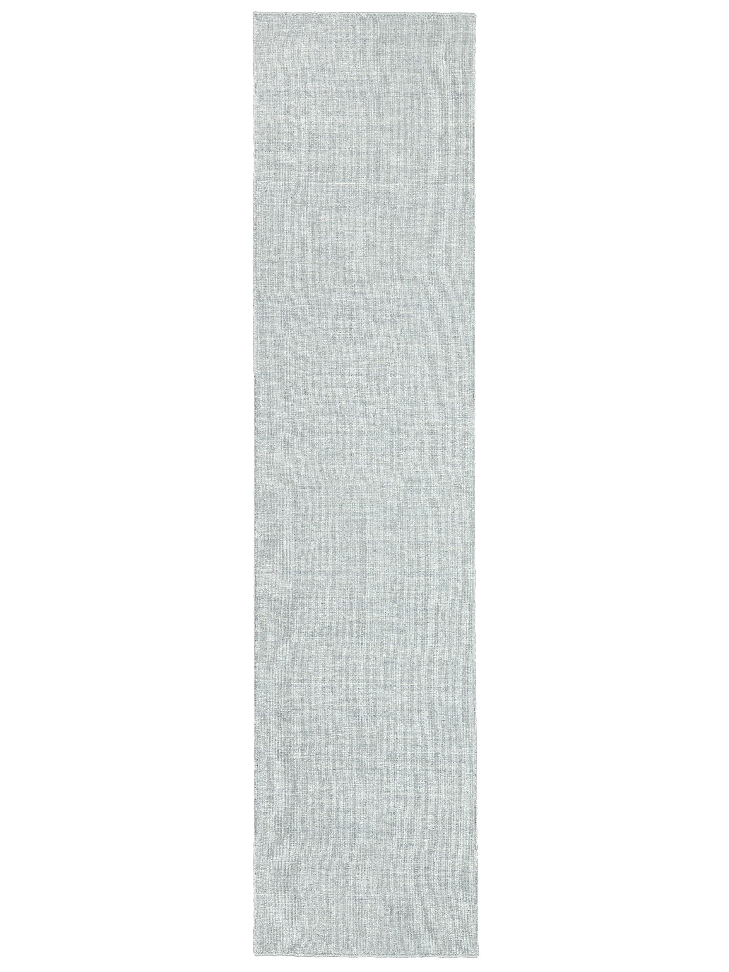 80 Diameter Rug Rugvista core - Handloom flat - Dusty Blue, Runner 80 x 300 cm Wool Rug ...