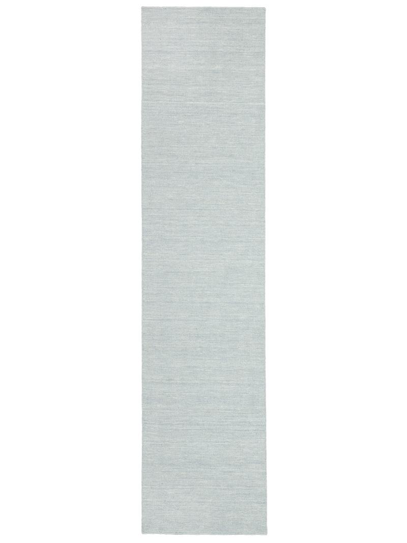 Handloom flat - Vergrijsd blauw
