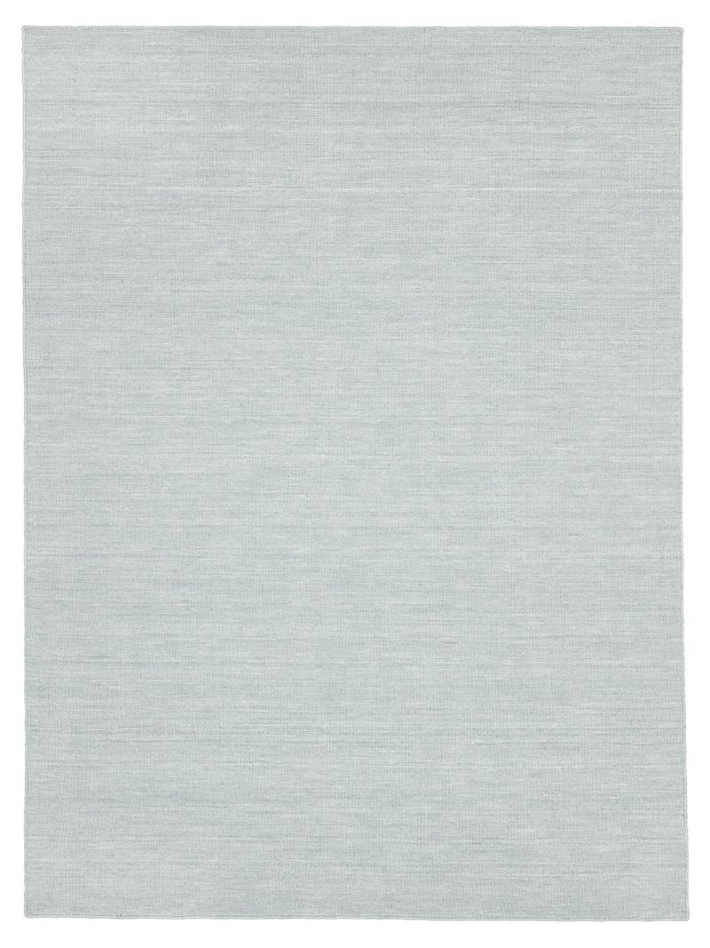 Handloom flat - Vergrijsd blauw