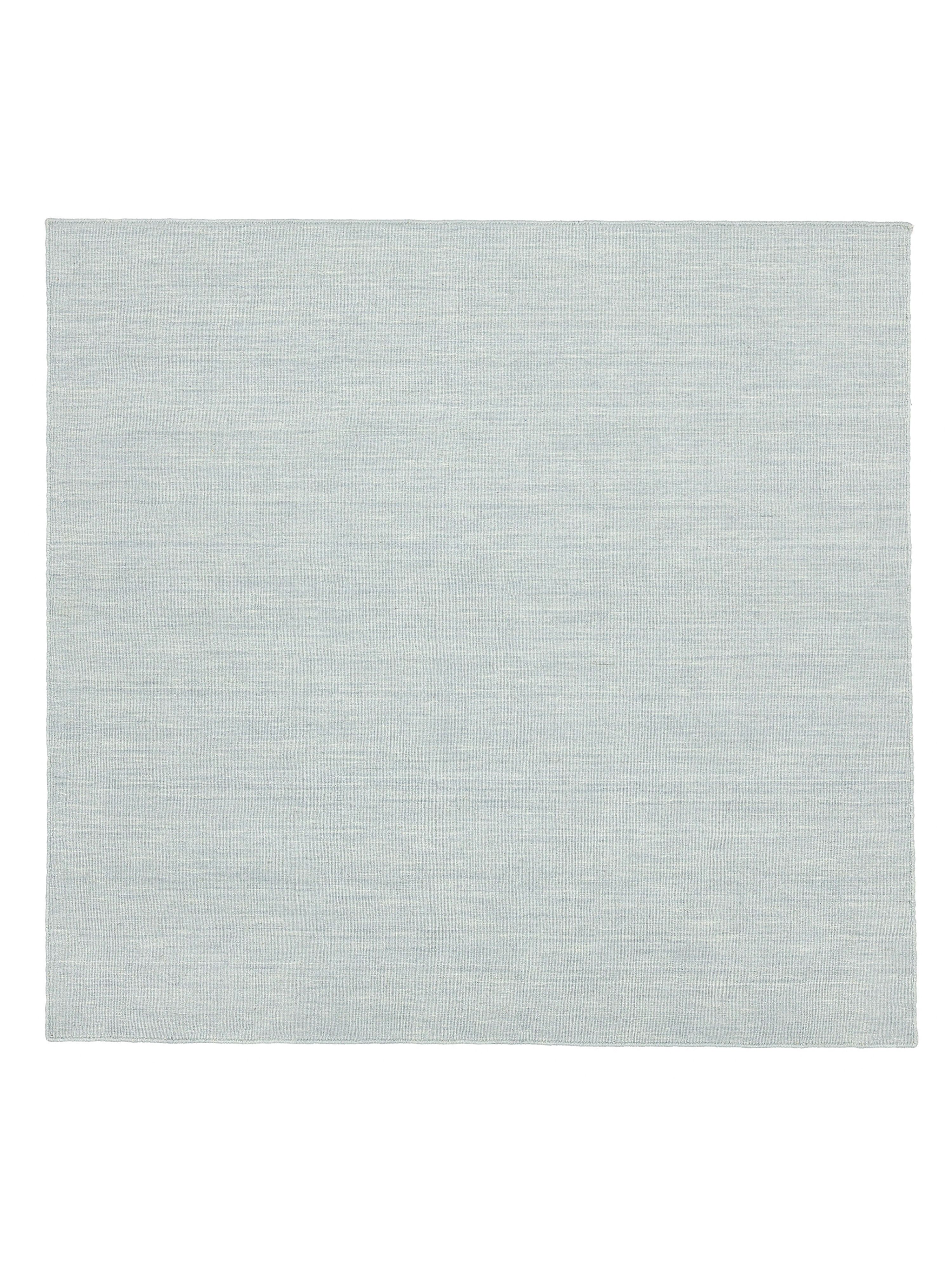 Rugvista core - Handloom flat - ダスティブルー 250 x 250 cm ウール