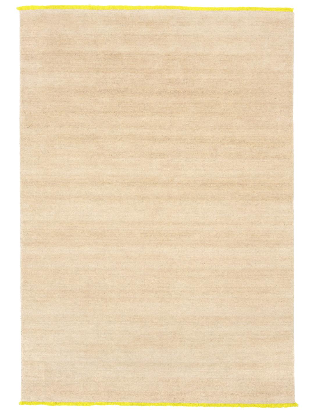 RugVista Tribeca, Tapis, 210 x 290 cm, Rectangulaire, Poil Moyen, Salle de séjour, Chambre, Nettoyage à Sec Seulement, Certifié Care & Fair, Doré