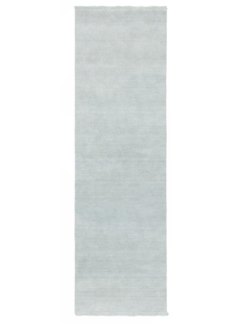 Handloom fringes - Vergrijsd blauw