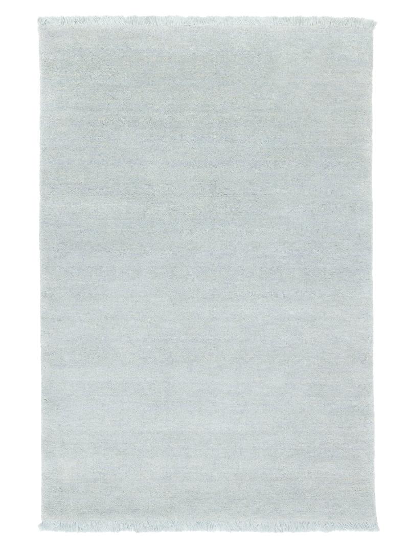 Handloom fringes - Vergrijsd blauw
