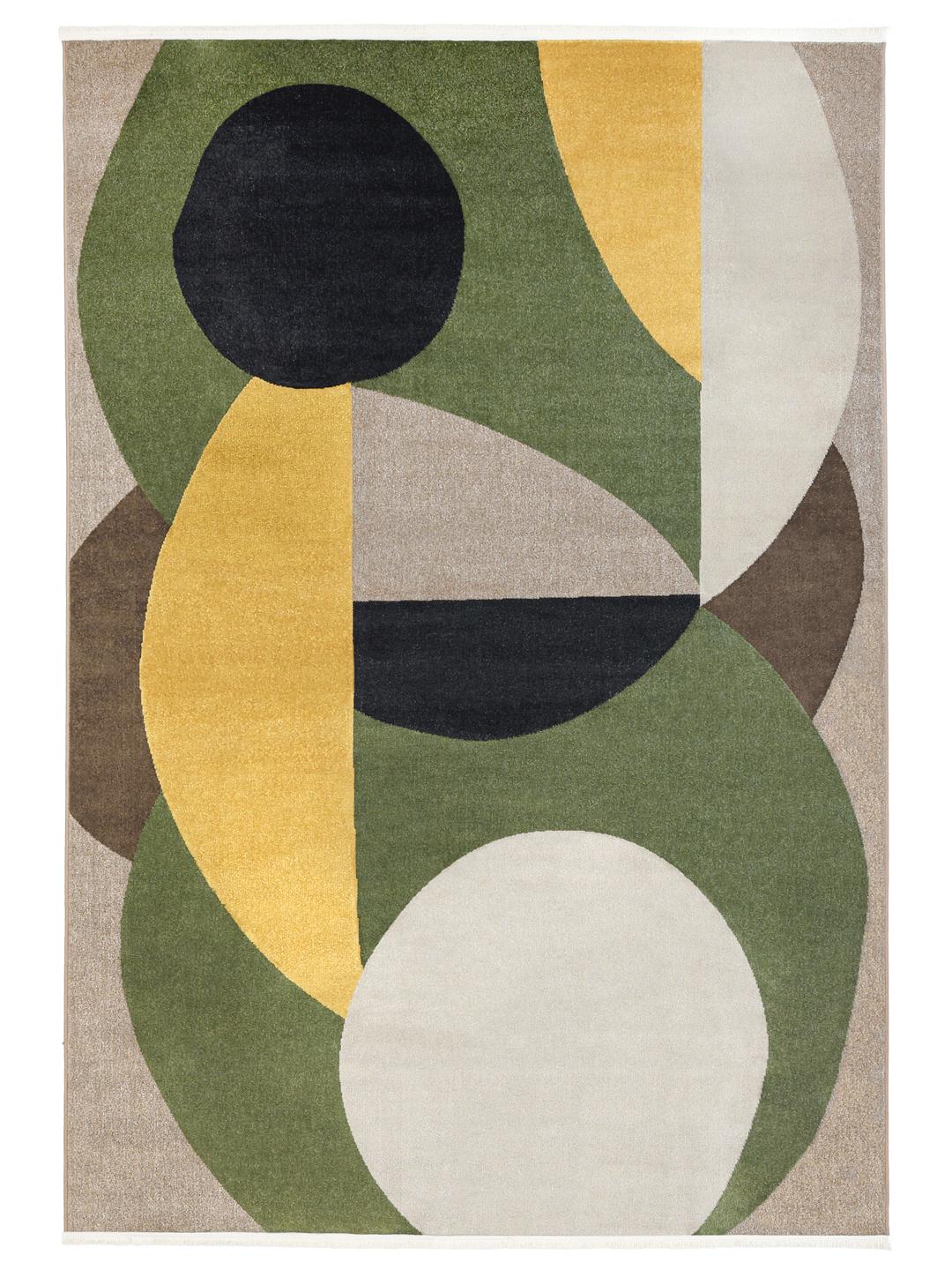 Rugvista essential - Aria - Vert / Jaune 300 x 400 cm Tapis - Rugvista