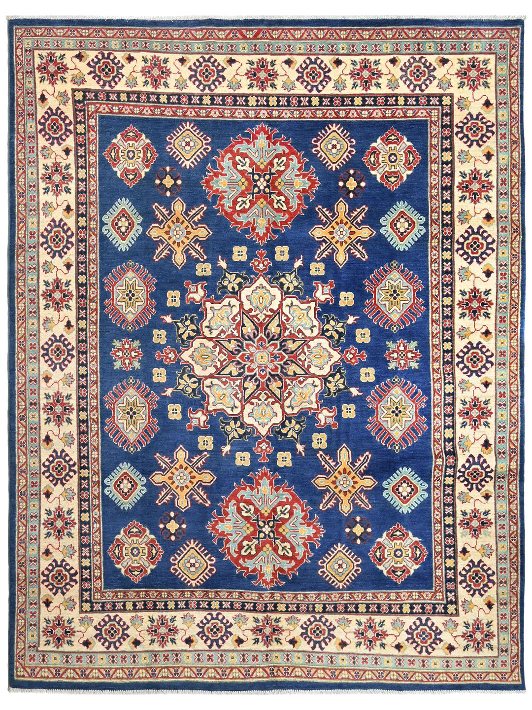 Tapis bleu Kazak Fine afghan