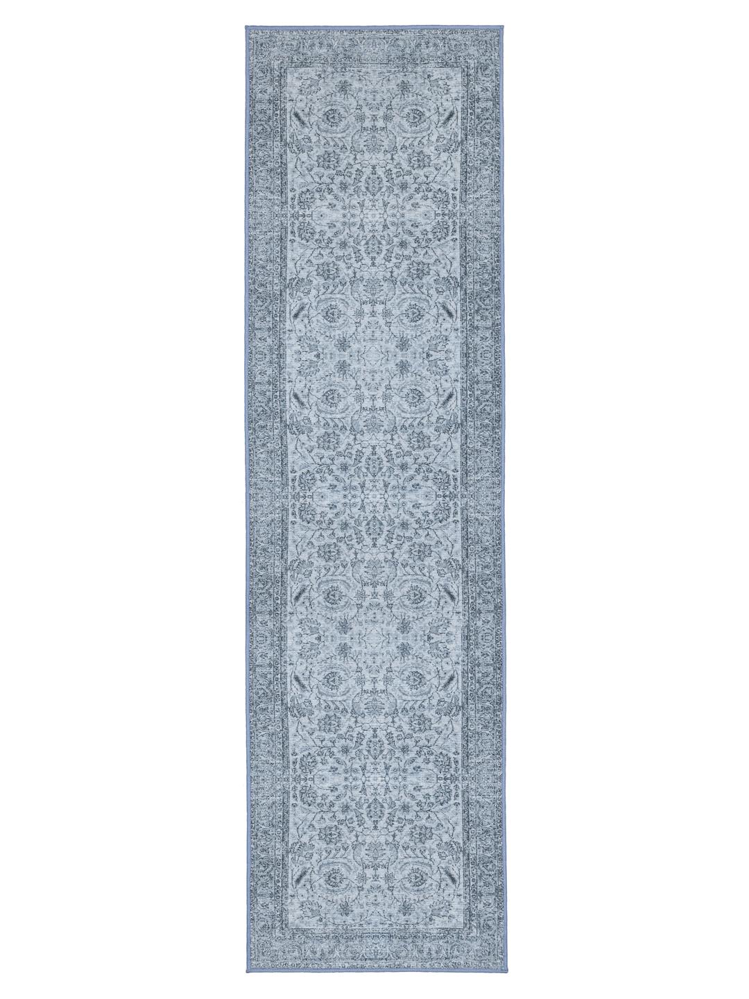 loper vloerkleed in blauw