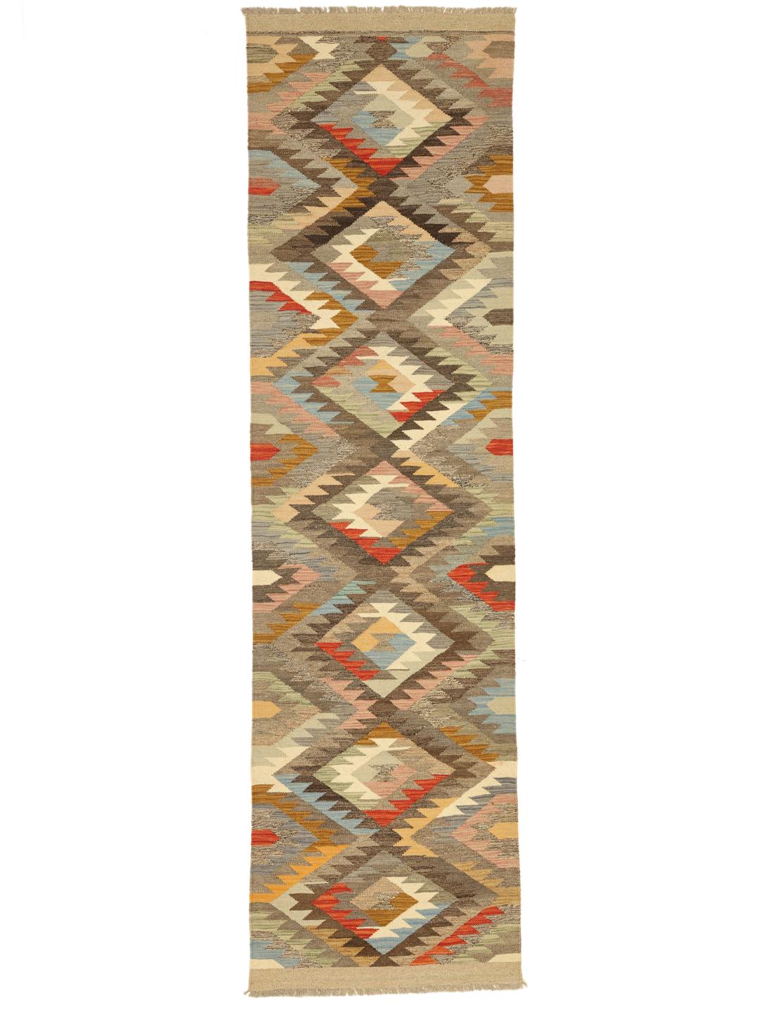 runner rug from Afghanistan in multicolour