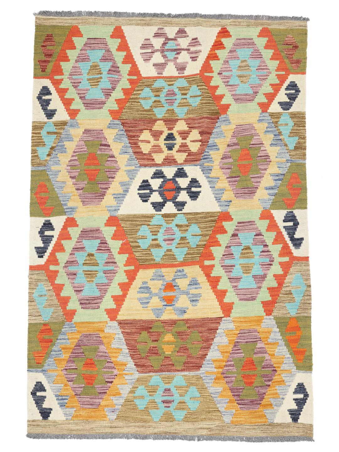 Kelim Afghan rug from Afghanistan in multicolour