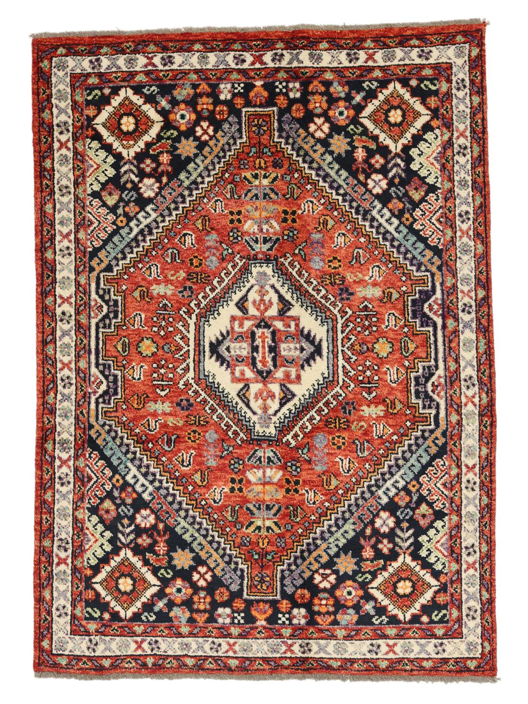 Kazak rug from Afghanistan in red