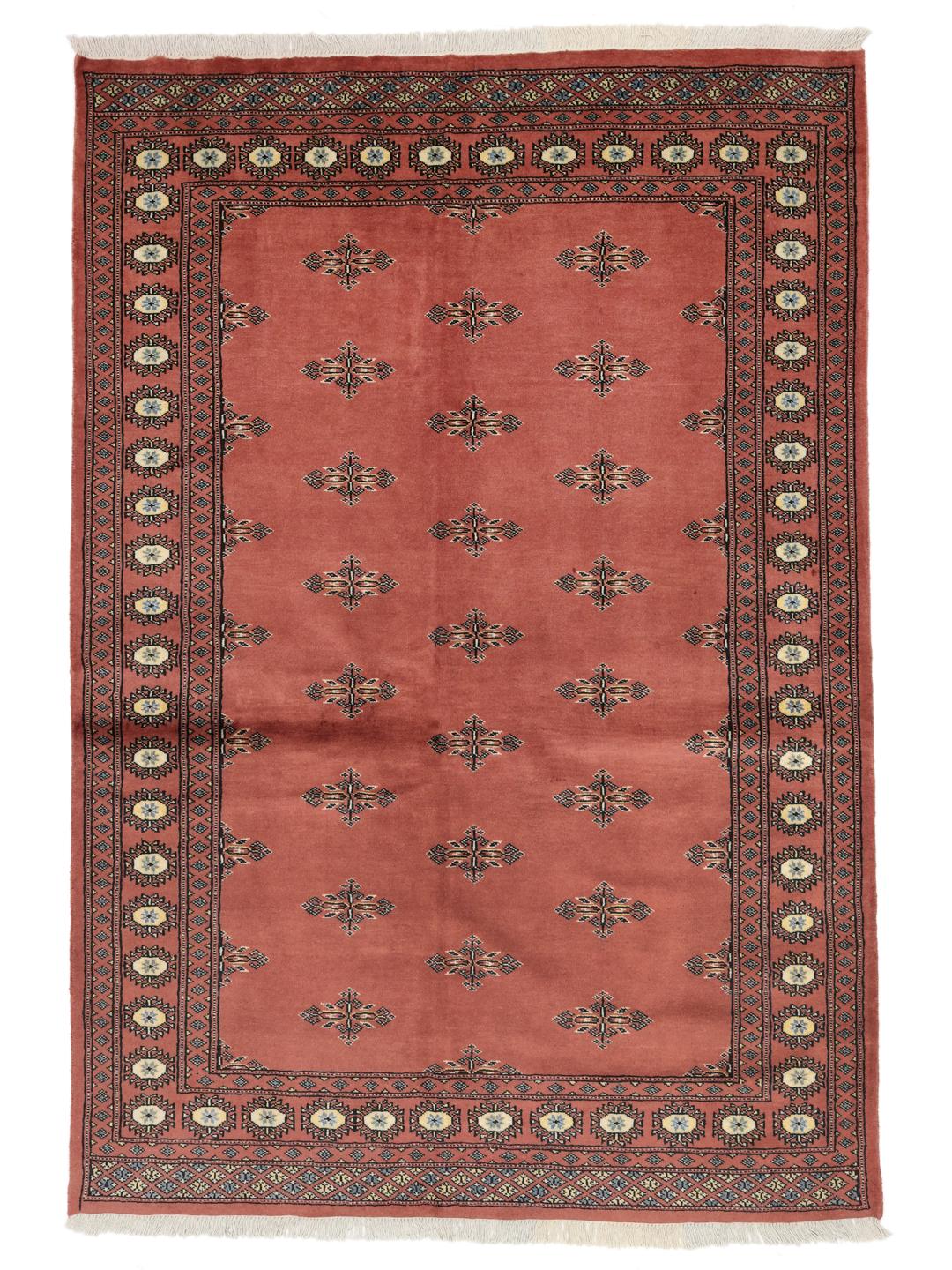Handmade Pakistan rug in red