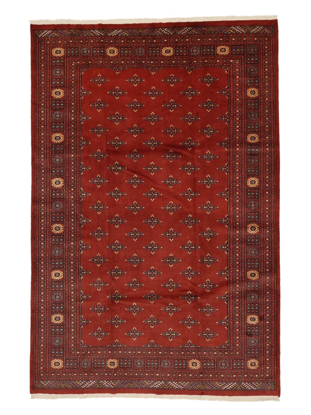 Red Pakistani Bokhara rug