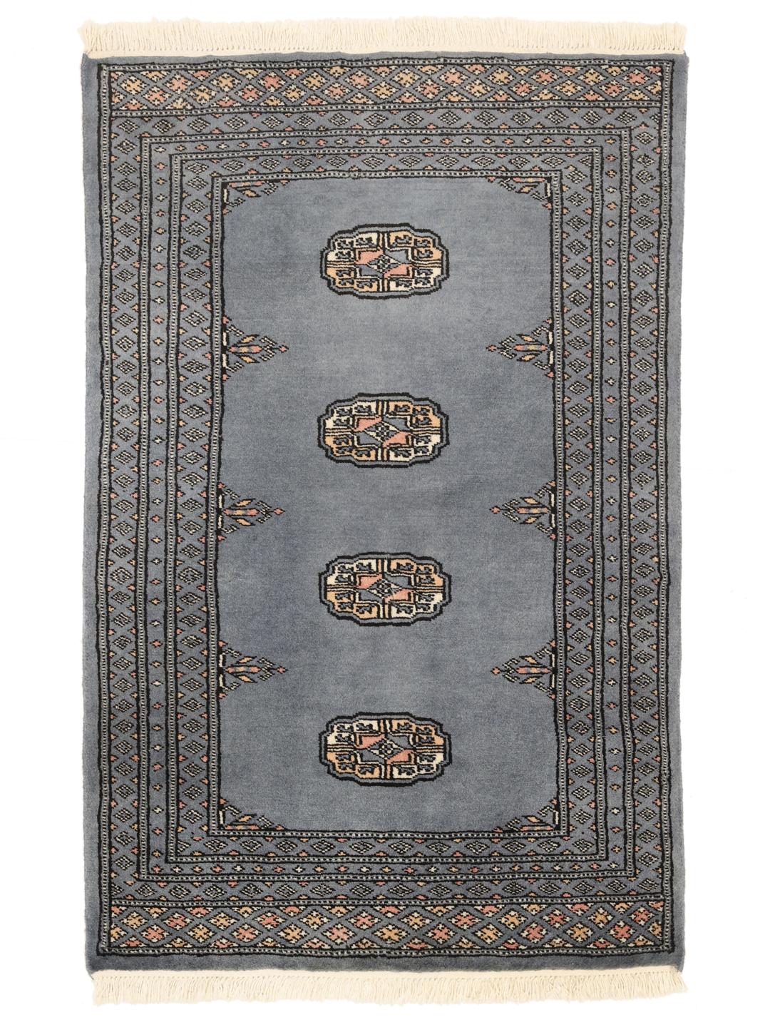 Handmade Pakistan rug in grey