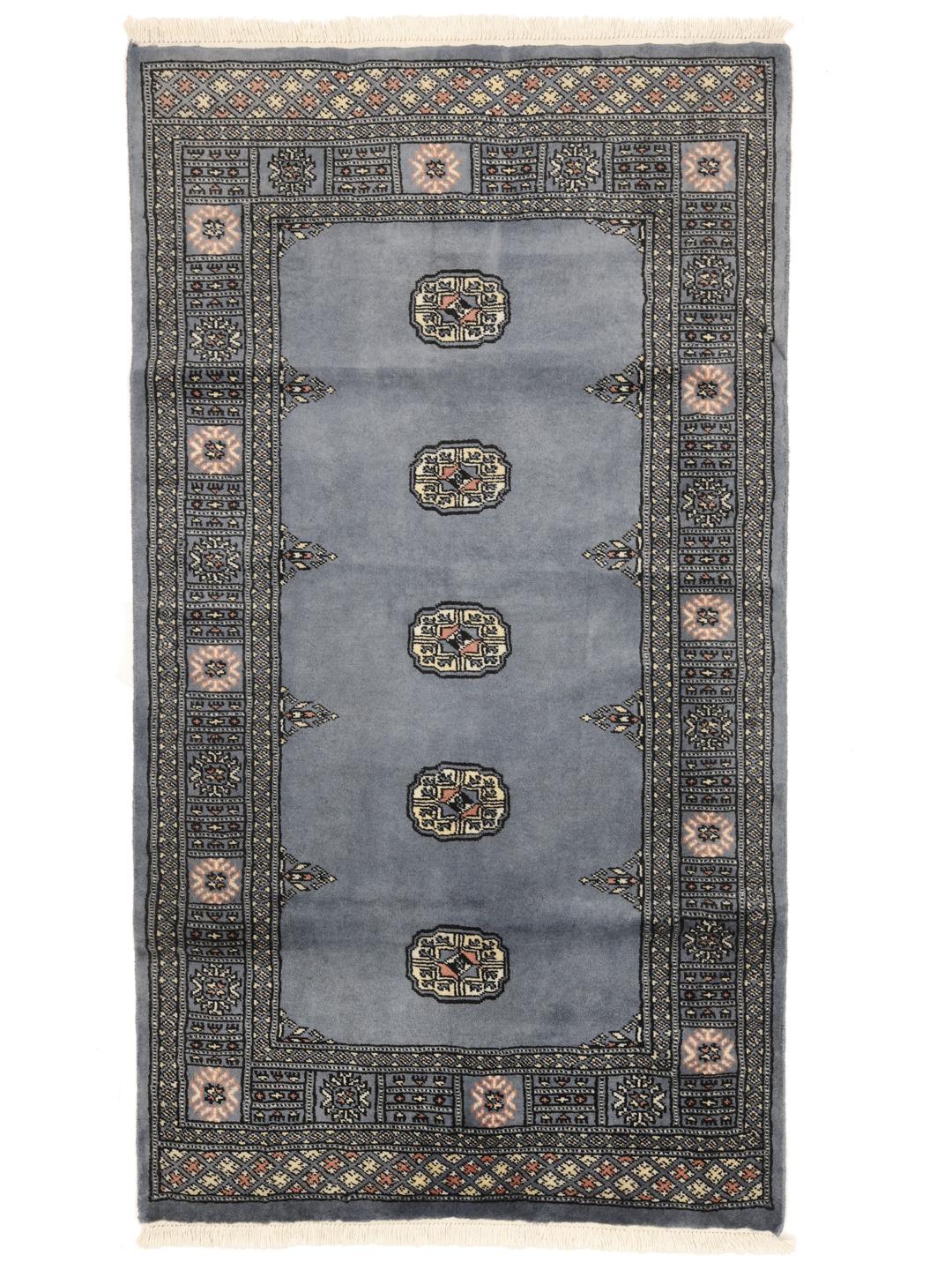 Handmade Pakistan rug in blue