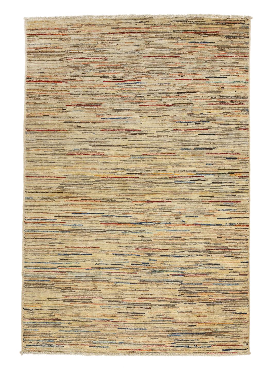Afghansk Gabbeh Modern beige tæppe