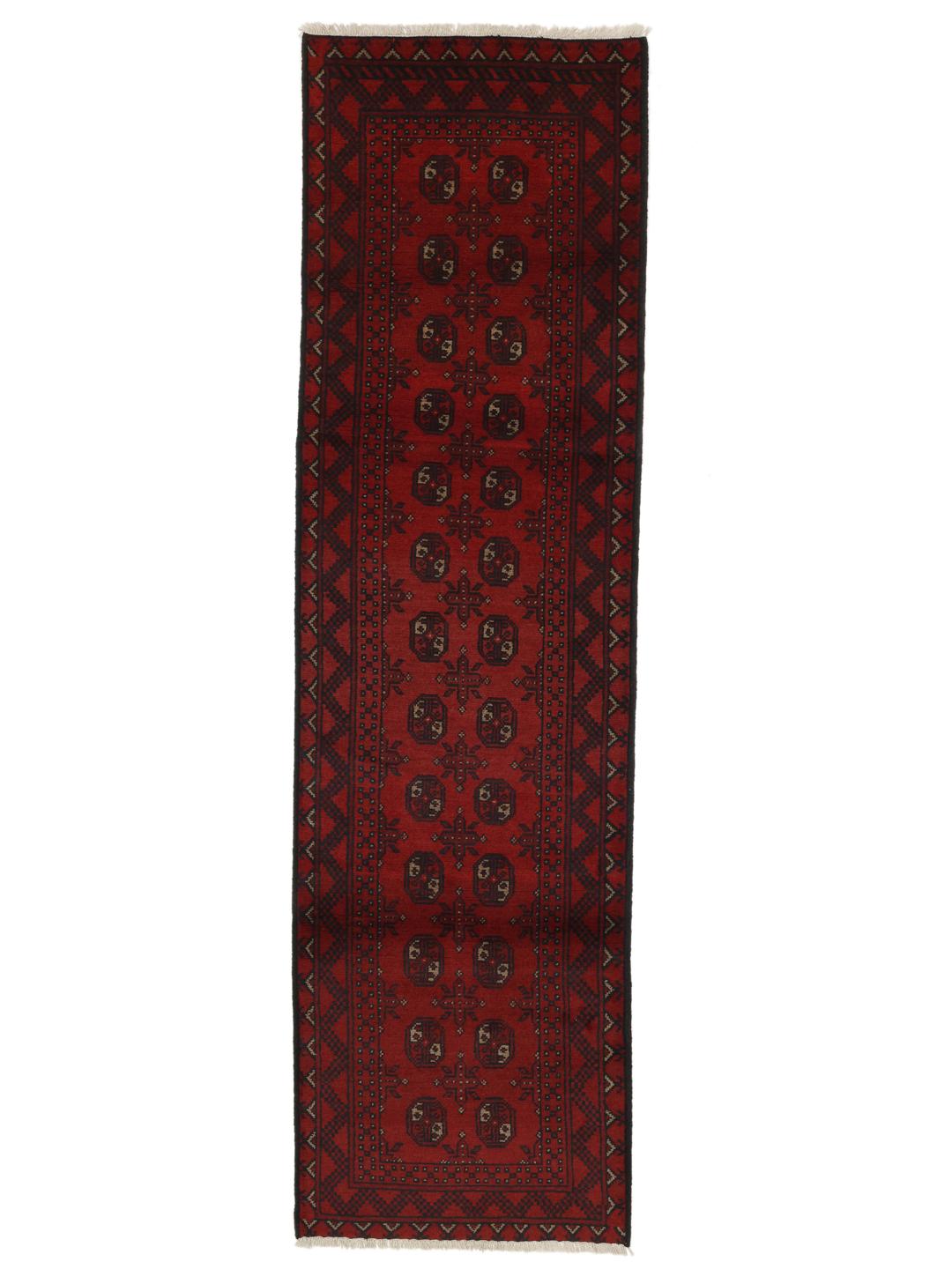 Afghan loper in rood